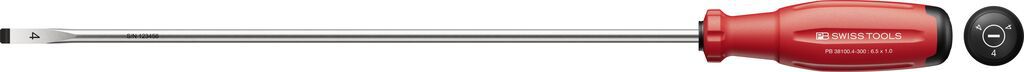 PB Schraubenzieher, SwissGrip Evo, Schlitz PB 38100,  Gr. 4, L=300mm - Schraubenzieher