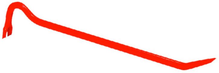 Nagel- und Brecheisen "MULLER" CMS L= 800mm, Ø 20mm, mit Nagelzieher - Bauwerkzeuge