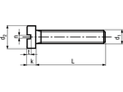 Zyl-Schr mit Schlitz St gedreht BN402 DIN84A M1,6x8 - Bossard Schrauben