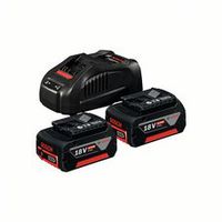 Basis-Set GBA 18V 2xGBA, 18V 5.0Ah + Ladegrät GAL 1880 CV - Bosch Maschinenzubehör