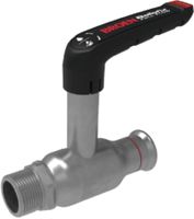 Press-Kugelhahnen lange Spindel Ballofix Fullflow BF112011