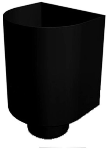 Wasserfangkasten rund 170/180/185 mm Ø100 P.10 schwarz 201444 - PREFA Dachentwässerungssysteme