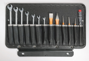 ProClick Tool Board S 6 BSS Schwarz mit anthrazitgrauen Tubes,22x16x4cm - Werkzeugkoffer,Sortimentskoffer,Behälter
