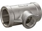 Inox-T-Stück red. 1/2"-3/8"-1/2" 1130 - Rostfreie Gewindefittings