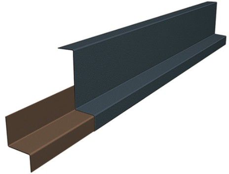 PREFA Ortgangstreifen stucco 01 P.10 Braun 110513 - PREFA Dachsysteme