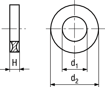 Sicherungs- und Dichtringe Dubo® BN1078 M5/5,15(3/16") - Bossard Schrauben