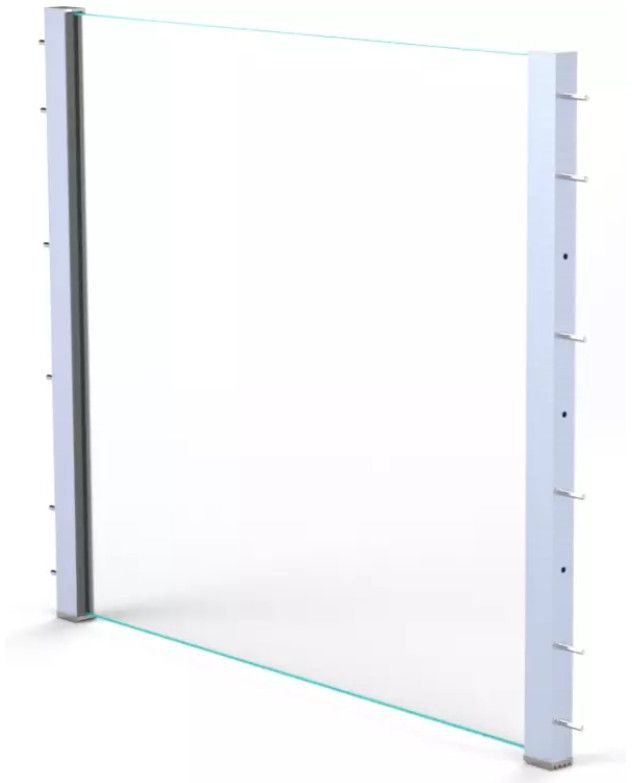 Französisch Geländer an Leibung