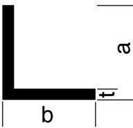 EN 10056, warmgewalzt, geglüht 50/50/6.0 mm - Rostfreie Winkelprofile, 1.4404