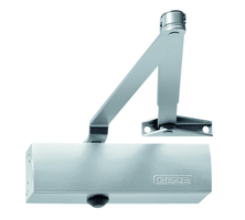 GEZE Türschliesser TS 1500, ohne Gestänge Silberfarbig, FB=1100mm, EN 1-4 - Türöffner, Türschliesser, Türfeststeller