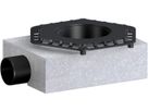 Dachablauf SwissUnico waagrecht 110mm 3-640109 - SCHACO Entwässerungstechnik