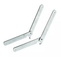 Hettich Klapphalter verzinkt, 150 x 15mm, für Bänke und Tische, à 2 St - Diverse Möbelbeschläge und Zubehör