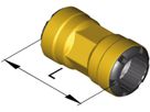 Schiebemuffe egal d 18 mm 9825S.18 - SudoFIT-Formstücke