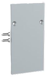 Aluminium Stirn Abdeckblech OneSide Trockenverglasung, 135 x 70 x 5 mm - INOXTECH-Handlauf-/Geländer-System