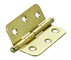 Hettich Zierscharnier vermessingt, 50 x 40mm, à 2 Stk - Diverse Möbelbeschläge und Zubehör