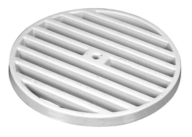 Laubroste, flach Guss 200 mm 467 beschichtet - Kunststoff Spenglerei-Artikel