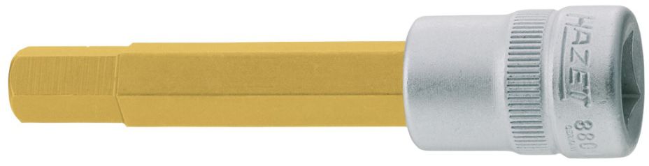 HAZET Schraubendreher-Einsatz, Inbus 8801-8, 3/8", L: 75mm, D: 19mm - Steck- und Drehmomentschlüssel