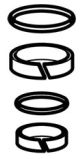 KWC Gleitring/O-Ring-Set Wandhebelmischer 1/2" - KWC Zubehör und Ersatzteile