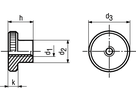 Hohe Rändelmuttern INOX A1 BN10904 DIN466 M5 - Bossard Schrauben