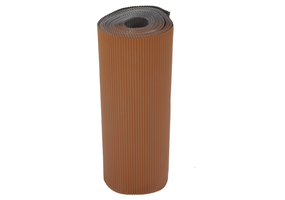Rolle 140 x 1.00 mm a 10 Kg gewellt rot / braun - Walzblei