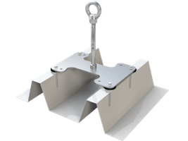 Anschlagpunkt mit Grundplatte Metalldach LX-T-300 ABS Lock X-T - ABS Absturzsicherung