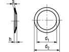 Spannscheiben INOX SN 212748 BN711 M10 - Bossard Schrauben