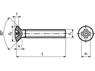 Lsk-Schr Phil INOX A2 BN78 DIN966A M2,5x8 - Bossard Schrauben