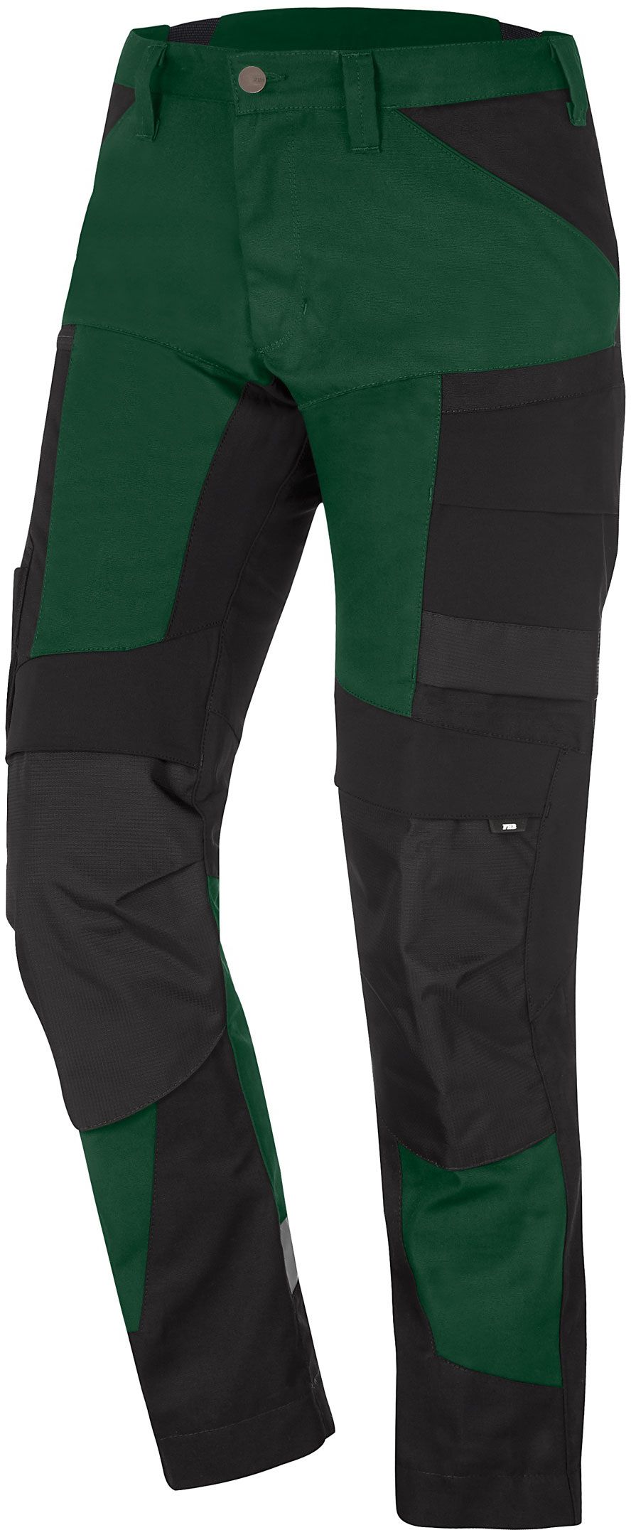 FHB LEO Arbeitshose elastisch grün-schwarz Gr. 98 - Textilien