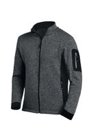 FHB CHRISTOPH Strick-Fleece-Jacke anthrazit-schwarz Gr. 3XL - Textilien
