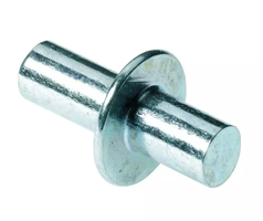 Hettich Tablarträger verzinkt, mit Flansch, D = 5mm à 20 Stk - Diverse Möbelbeschläge und Zubehör