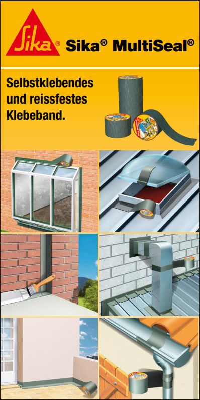 Sika MultiSeal, Dichtungs-/Reparaturband 10m x 300mm, grau - Dichten