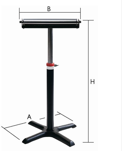 FEMI Rollenbock gerade 680-1140mm , b: 400mm , Tragkraft 30 Kg - Werkstatteinrichtungen