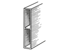Alu-Abziehlatte, mit Mittelsteg L= 3m, Profil 100x18mm - Bauwerkzeuge