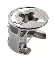 Hettich Exzenter-Verbinder Rastex vernickelt, D = 15 x 11.5mm, à 8 Stk - Diverse Möbelbeschläge und Zubehör