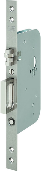 MSL Schiebtür-Einsteckschloss 1603.1, BB 270/20/3mm, DM=60mm, ohne Nuss, verzinkt - Türschlösser und Zubehör