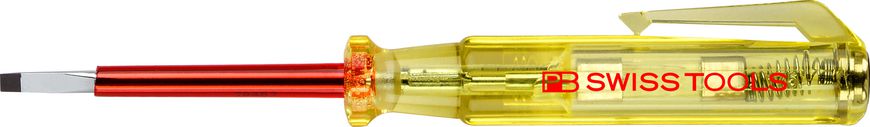 PB Spannungsprüfer, 110 - 250 V, Clip PB 175, Gr.0, L= 50/125 mm - Schraubenzieher