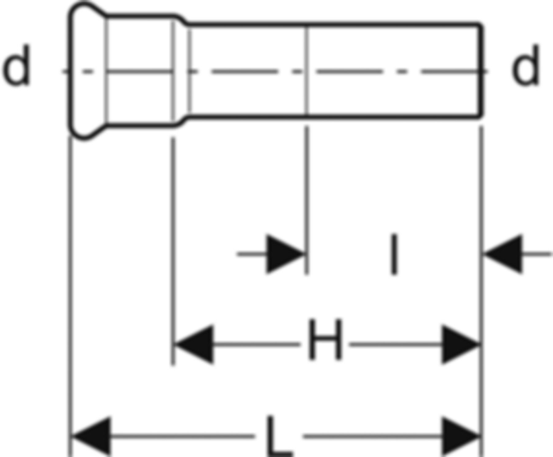 Übergang für Flüssiggas 15mm 34355 - Mapress-Gas-Formstücke