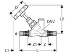 Schrägsitzventil DN15 20mm 602.032.00.1 - Geberit Systemventile / Armaturen