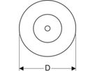 Abdichtscheibe EPDM für R1/2"-3/4" 601.812.00.1 - Geberit-Push Fit-Formstücke