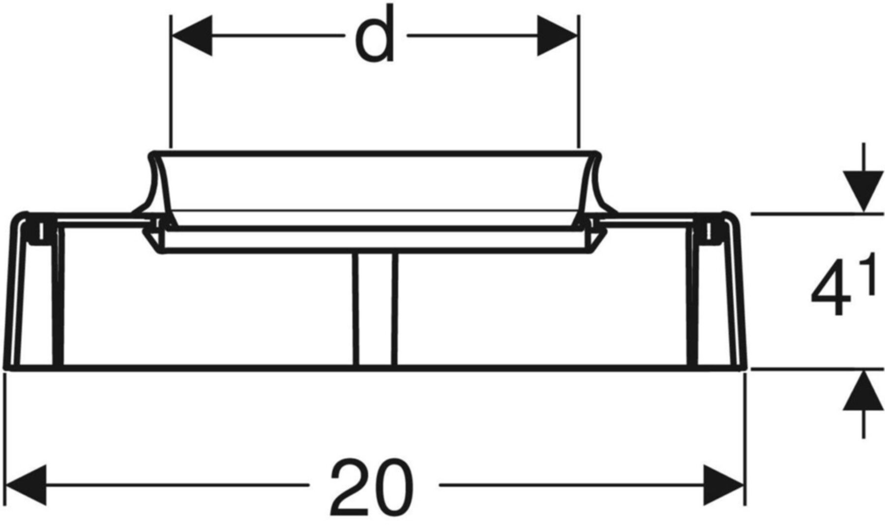 Schalungsschoner 110mm 310.915.00.2 - Geberit-Dämmung / Brandschutz