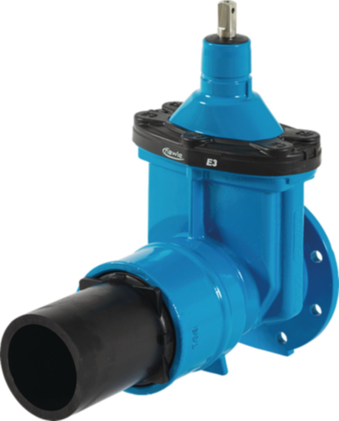 Flansch/PE-Einschweiss-Schieber 4850 DN 50 / d 63mm - Hawle Armaturen