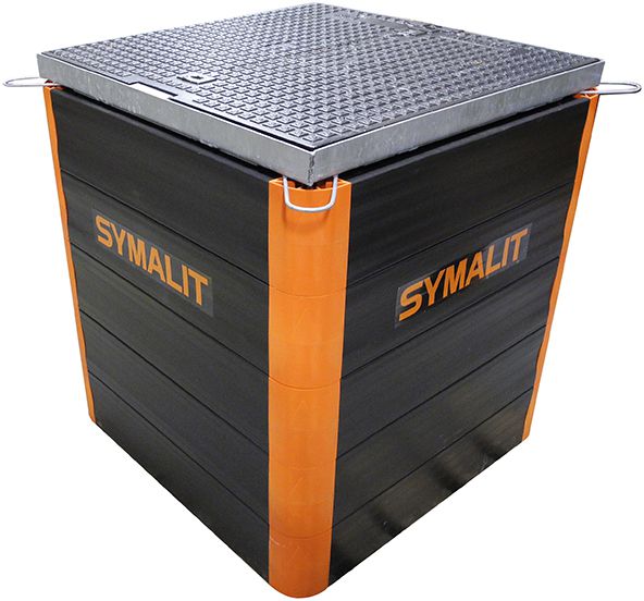 SYM-BOX Kabelschacht aus HDPE, Typ 1 L=635mm, B=625mm, H=750mm - Kabelschutz Formstücke netto