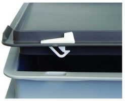 Schnappverschluss für RAKO-und Inesta-Deckel weiss - Utz Behälter