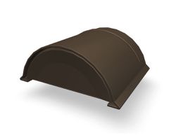 PREFA Jet-Lüfter-Vorkopf stucco 01 P.10 Braun 110613 - PREFA Dachsysteme