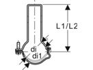 Pluvia Rohrschelle d 63mm 364.861.00.1 - Geberit-Dachentwässerung