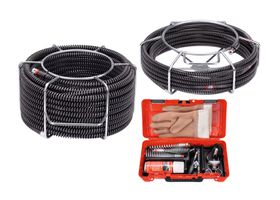 ROTHENBERGER 16-22mm Spiralen-/Werkzeug Set passend zu Rohrreinigungsmaschine R600 / R650 - Sanitärwerkzeuge