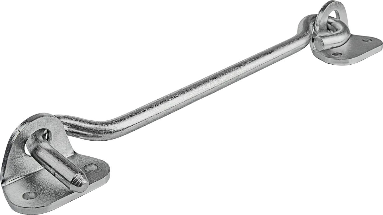 WEBI Anhängehaken, mit Aufschraubkloben D=8mm, L=220mm, verzinkt - Schiebetür- und Schiebetorbeschläge