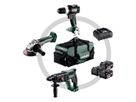 Combo-Set Bauhandwerk 3.1 Sb18,W18,KHA18, 3x 5.2Ah, 1x 4Ah - Metabo Elektrowerkzeuge