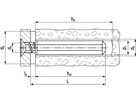 TOX Schallschutzdübel m. Kragen Sonic BN51241 Ø14x56 / 018100142 Ø6-8mm - Bossard Schrauben