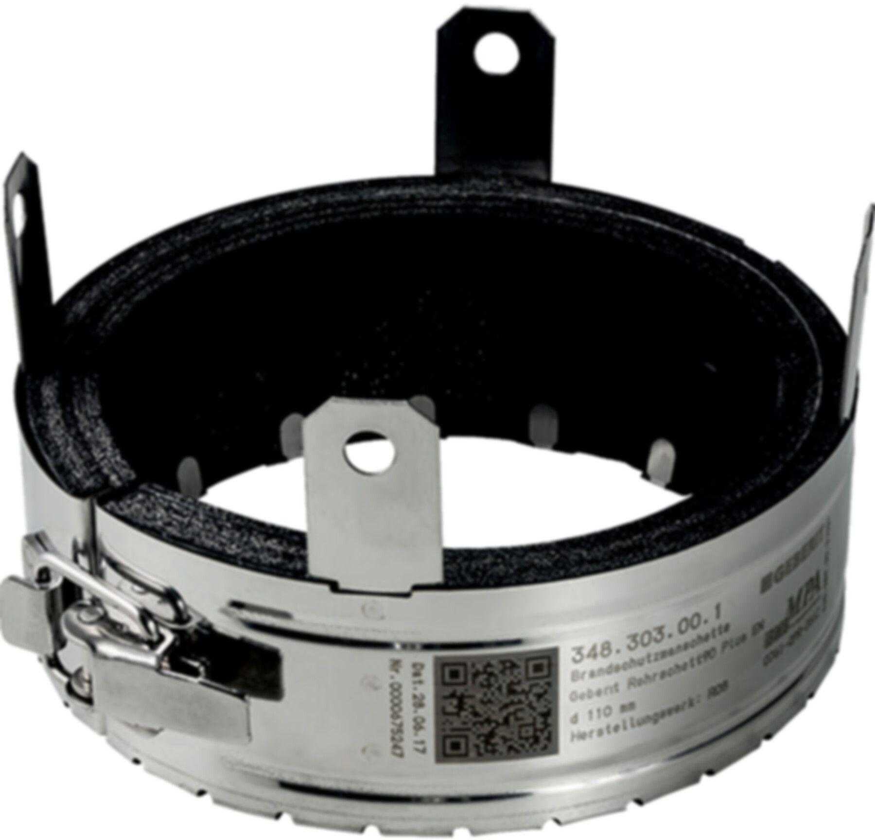 Brandschutzmanschette 90 mm Rohrschott90 Plus EN 348.302.00.1 - Geberit-Dämmung / Brandschutz