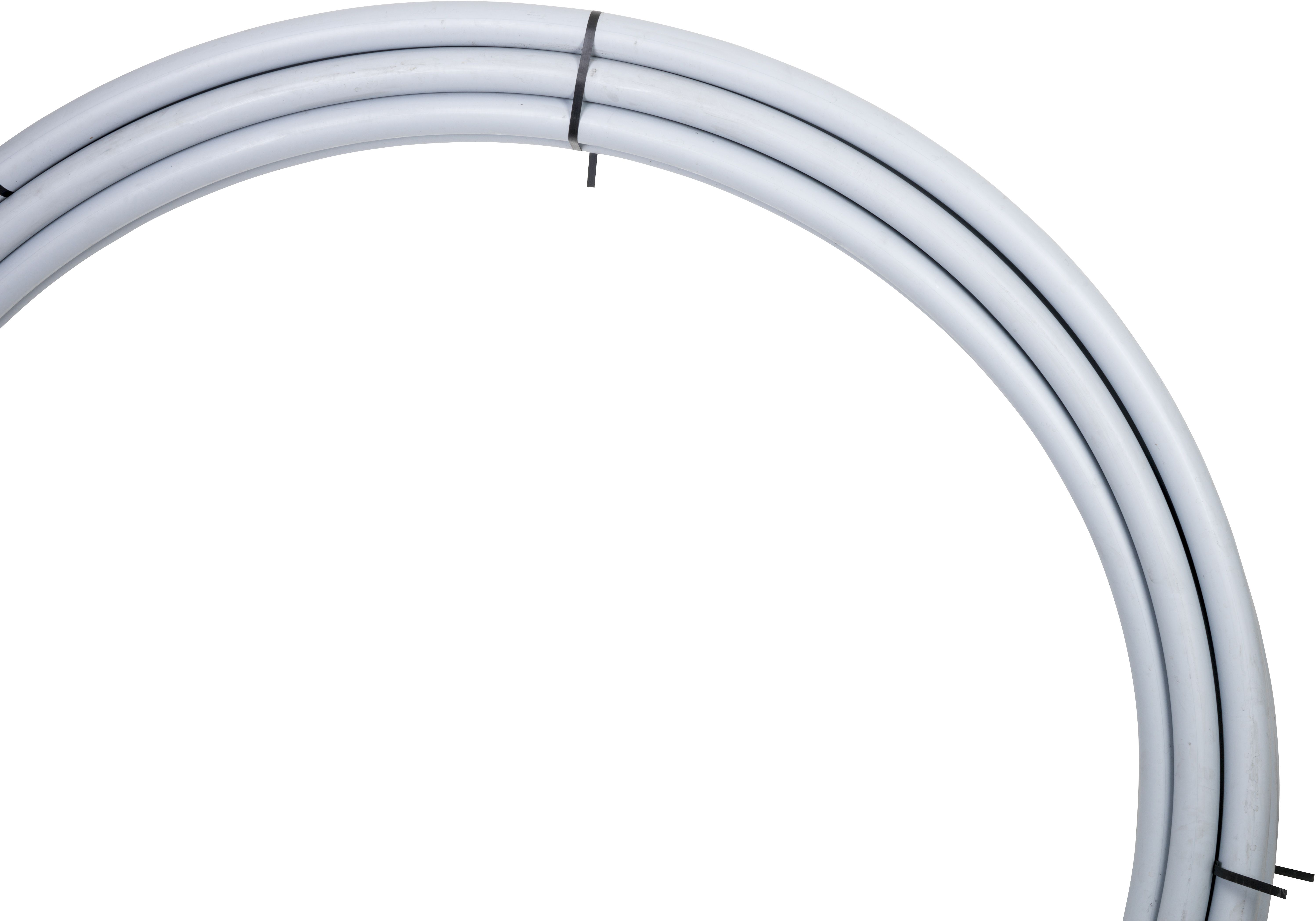 HDPE Riefenrohr grau K55 DN 63 x 3.6 Rolle 50m - Streng Kabelschutzrohre in Rollen